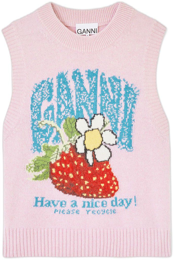 Graphic Wool Vest