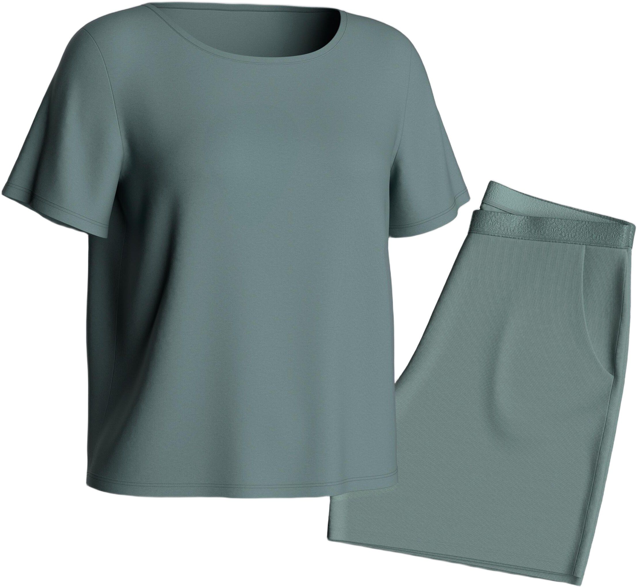 Pyjama set with elastic waistband