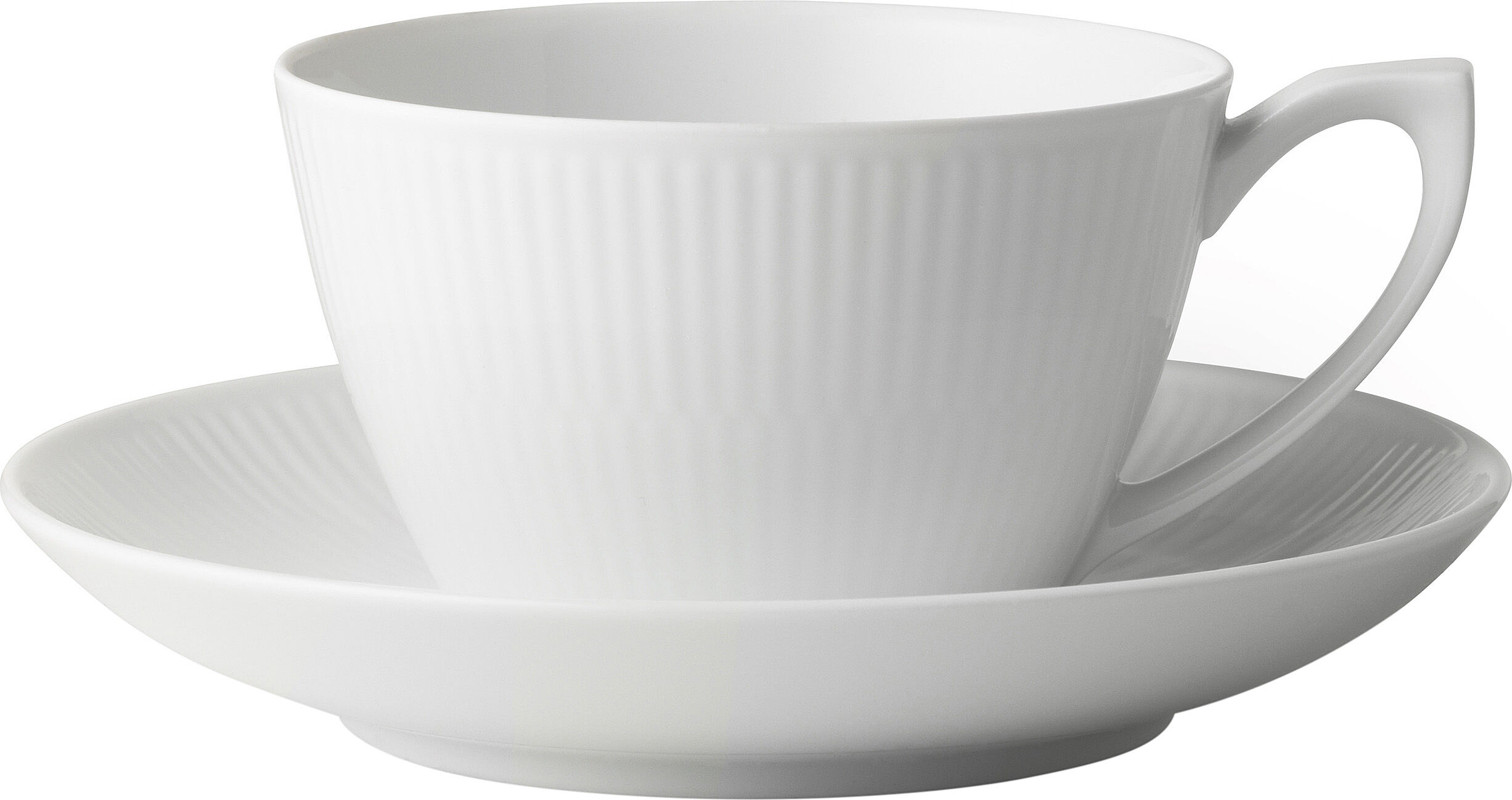 Hvid Riflet 28 cl. tekop