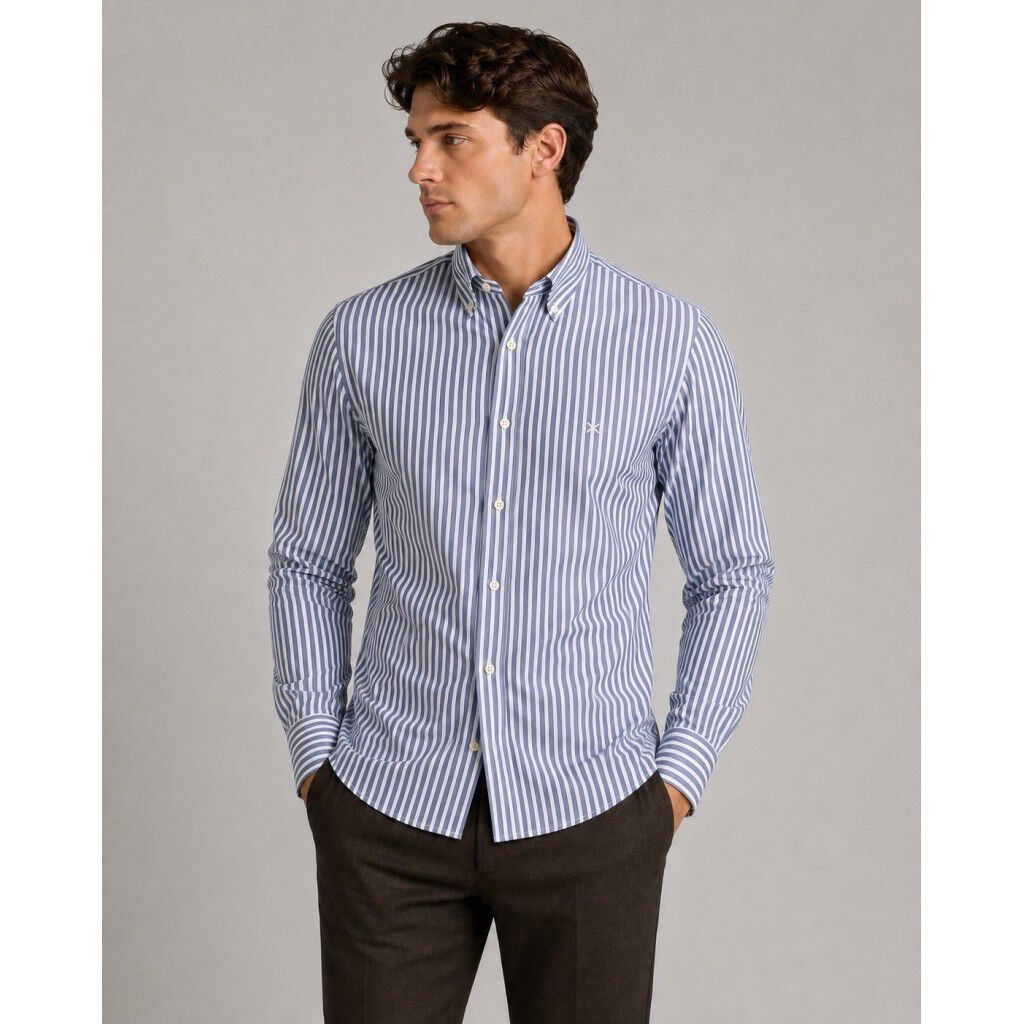 Eske Oxford big striped shirt