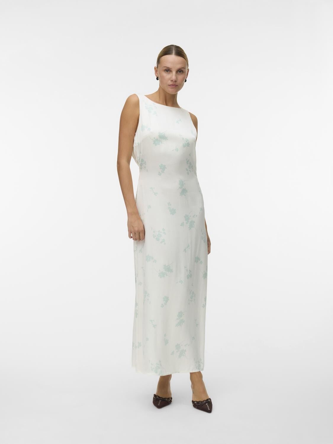AWBILLIE SL BOATNECK ANKLE DRESS