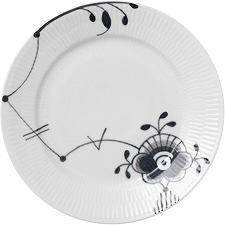 Sort Mega Riflet 22 cm. tallerken