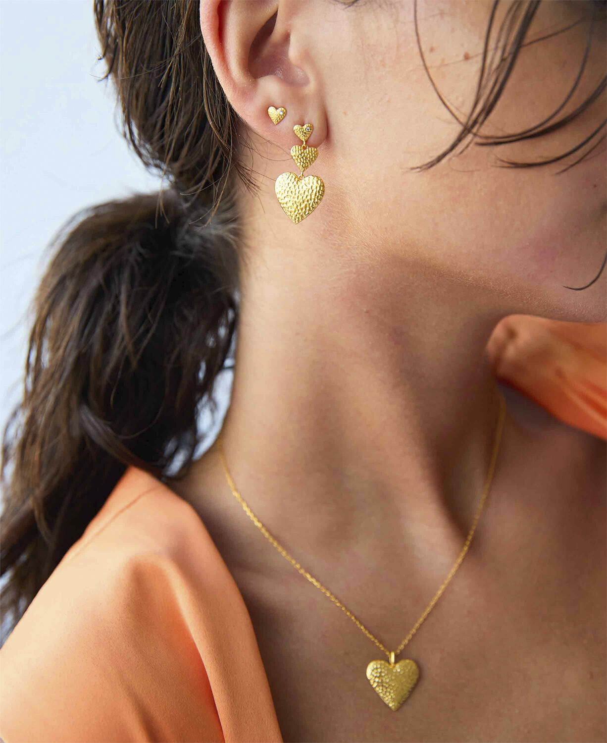 Heart halsk&aelig;de