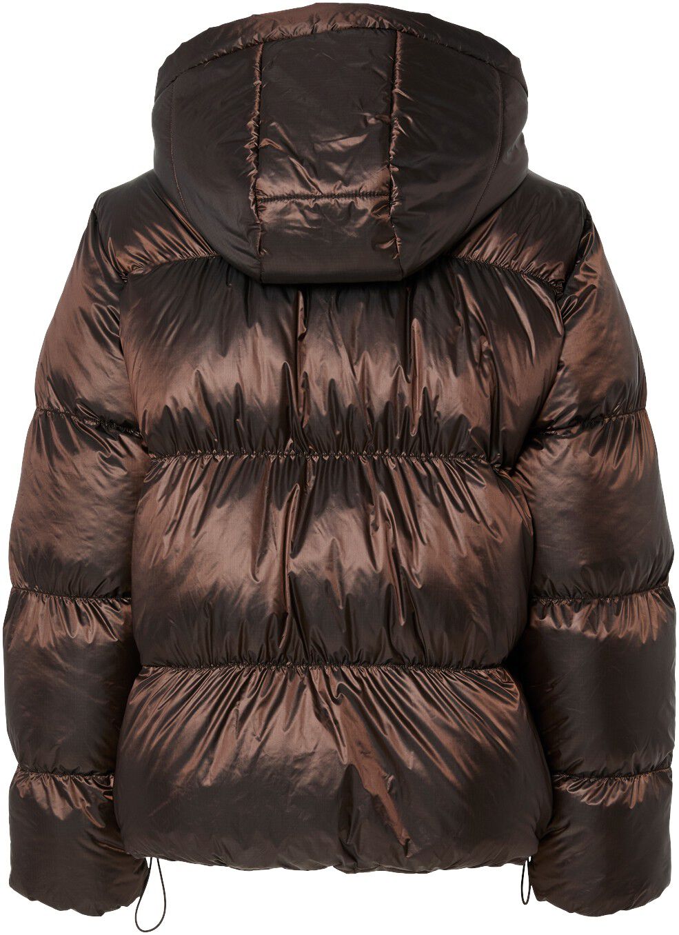 PCMILLA SHINY PUFFER JACKET W. HOOD