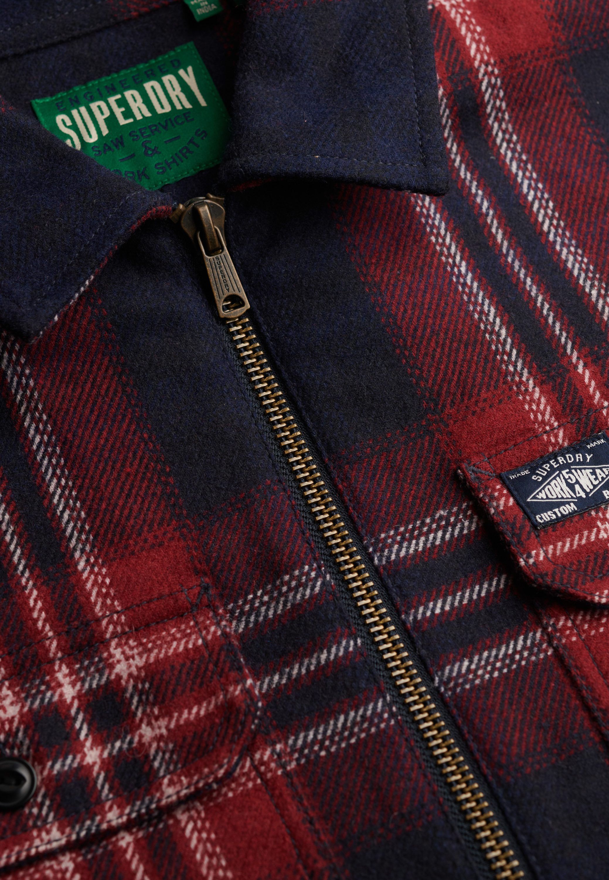 WOOL MILLER ZIP OVERSHIRT