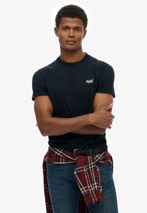 ESSENTIAL CONTRAST EMB TEE