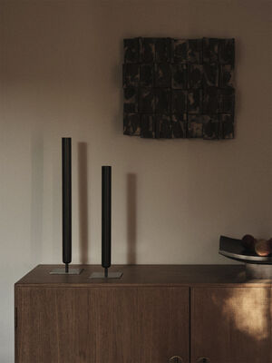 Stance Vase, H50, Bronzed Brass
