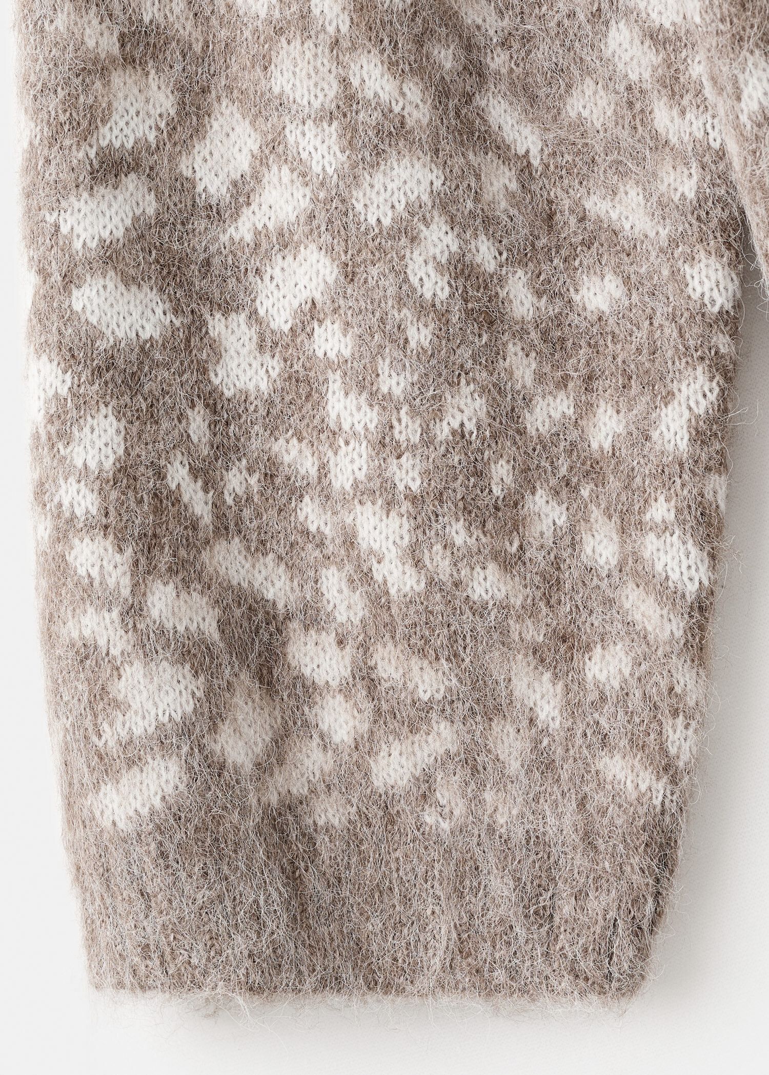 Animal print sweater