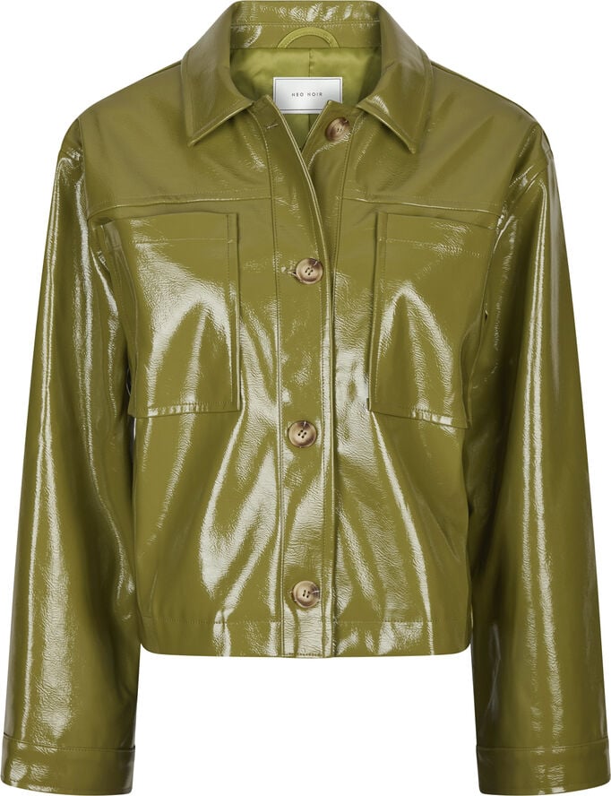 Emilia Patent Jacket