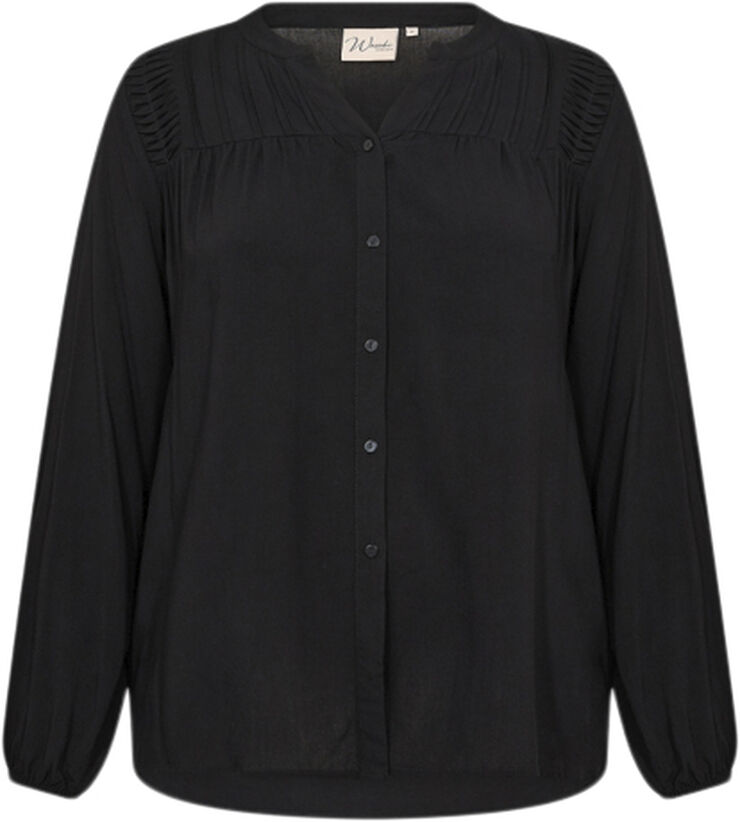 Curvy WA-SIA 27 Bluse Sort