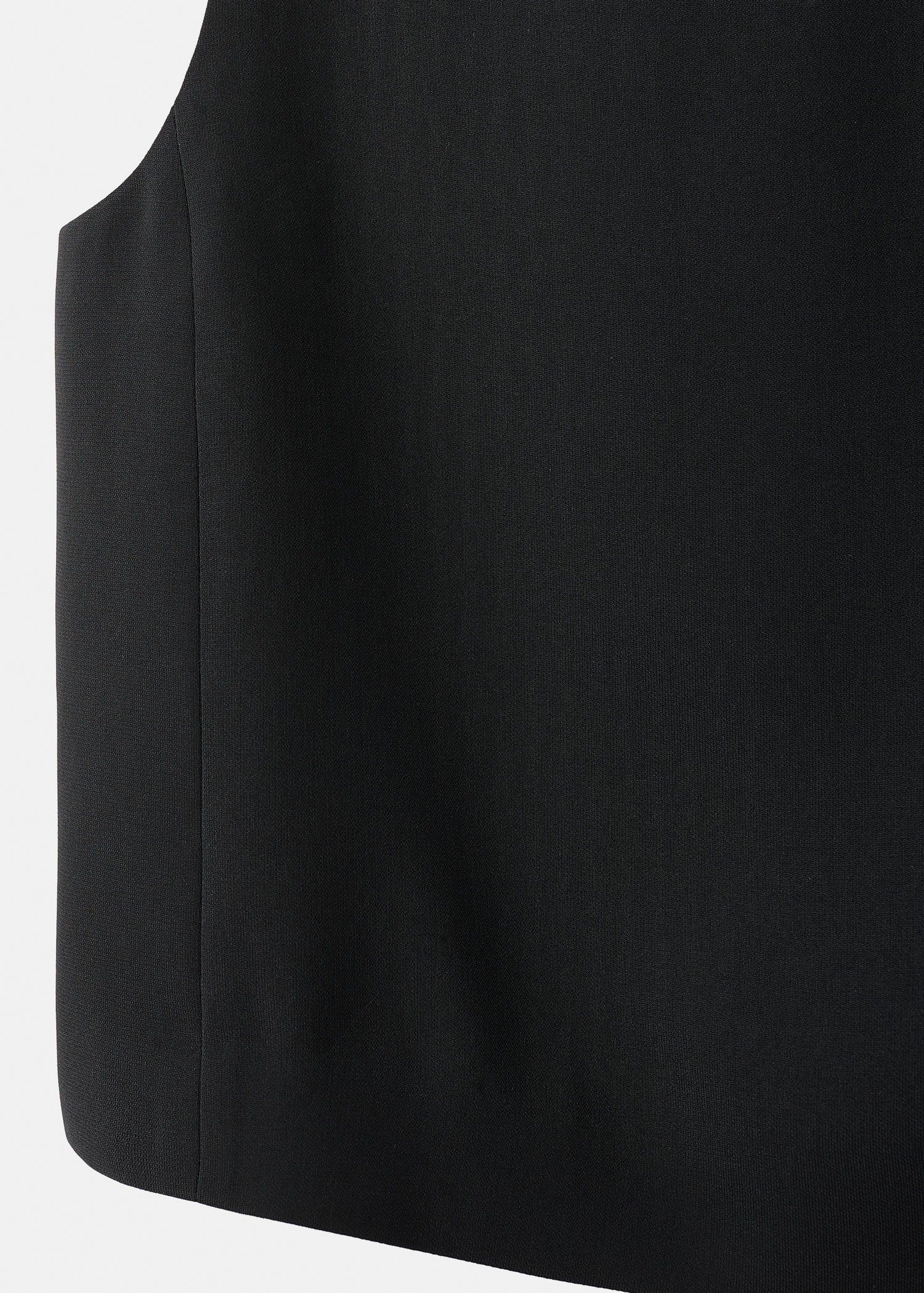 Cropped suit waistcoat