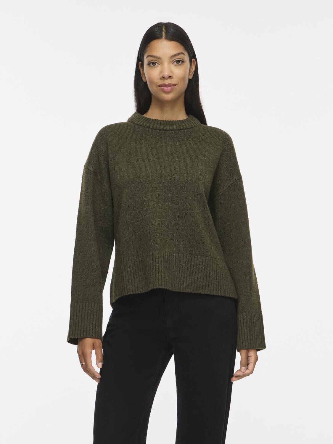 Visia L/S O-Neck Knit Pullover