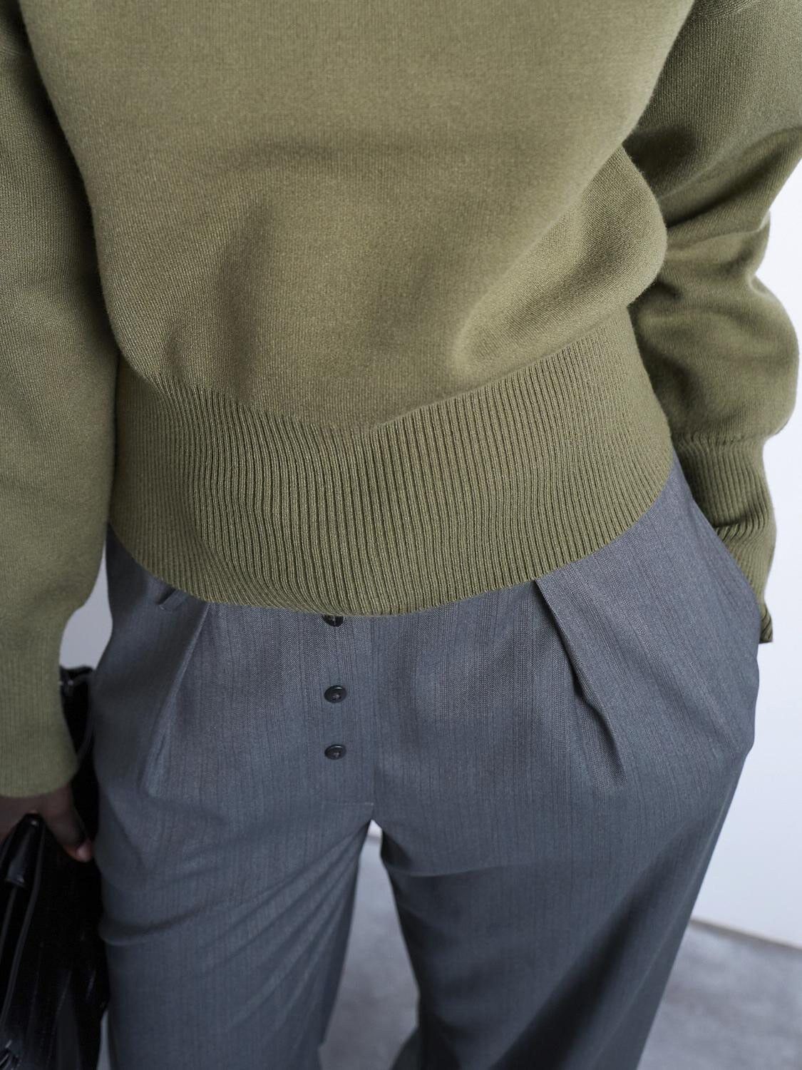 TSBELLE LS O-NECK PULLOVER - COTTON BLEND