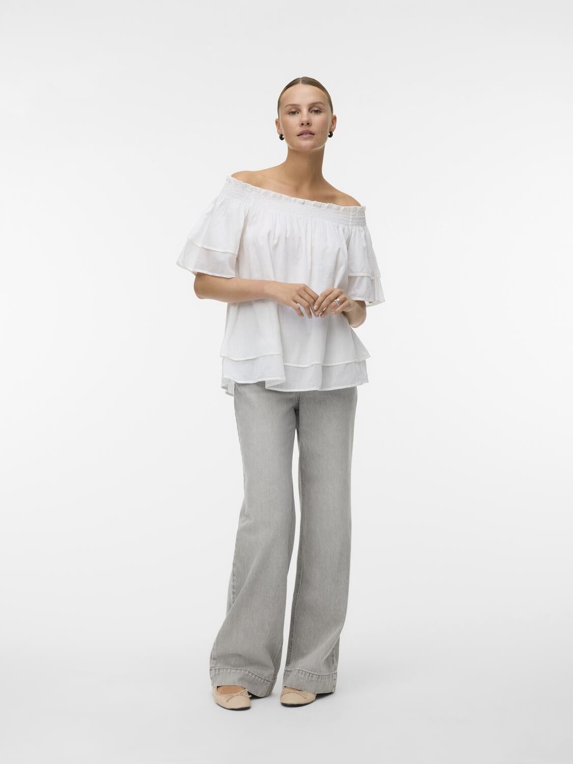 AWBELLE SS BOATNECK TOP