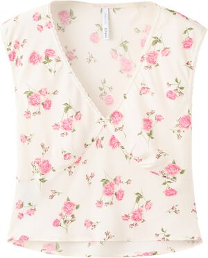 Floral lace blouse