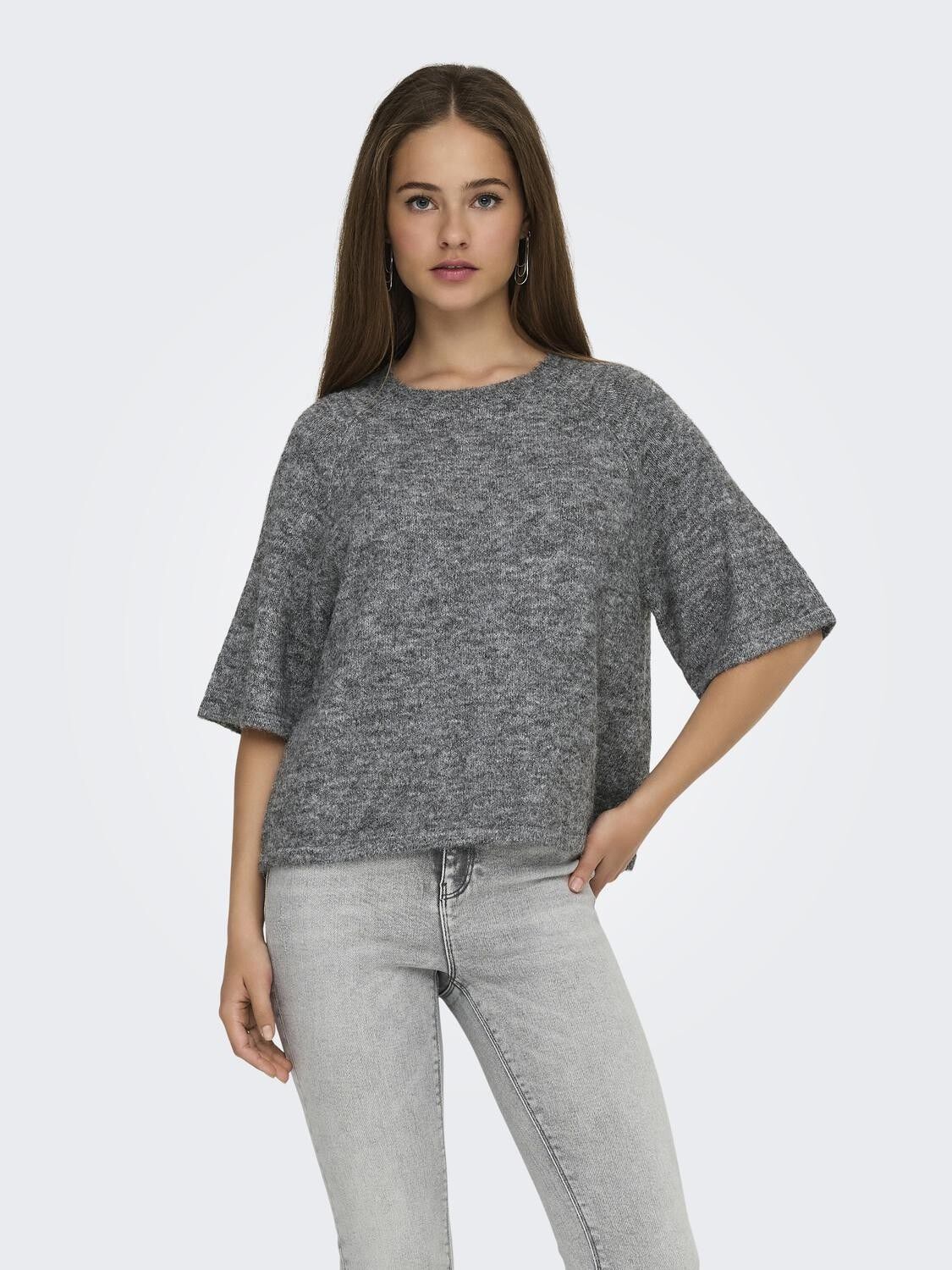 ONLAZU 2/4 RAGLAN O-NECK KNT