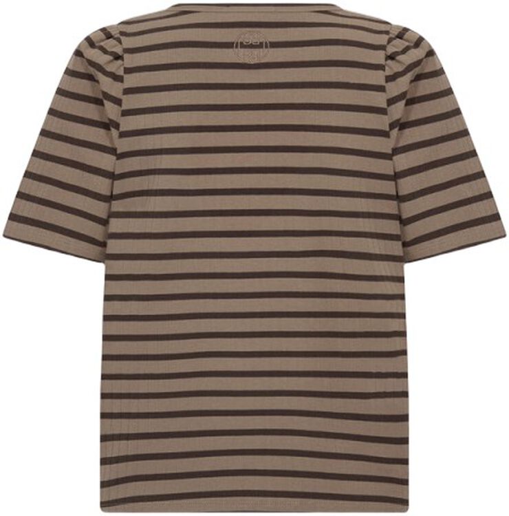 LR-NEDDIE 1 T-shirt Mørk brun