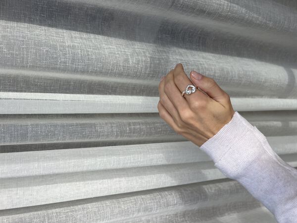 Big Tied Heart Ring