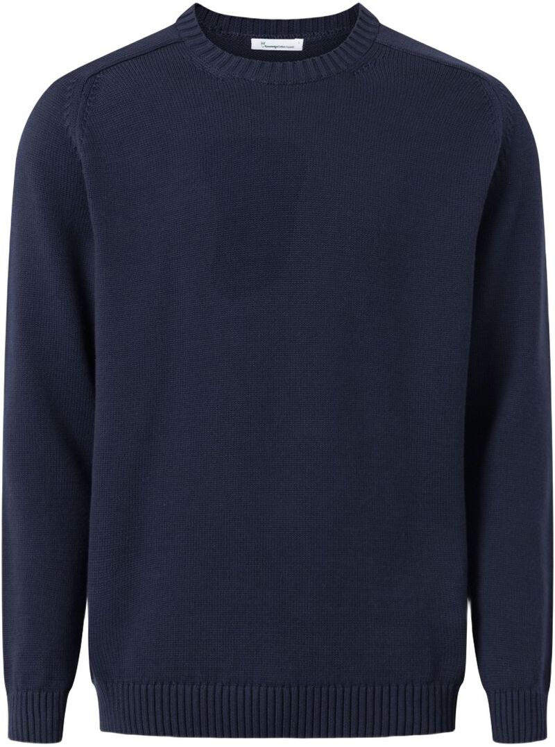 Plain Knitted Crew Neck Gots/Vegan