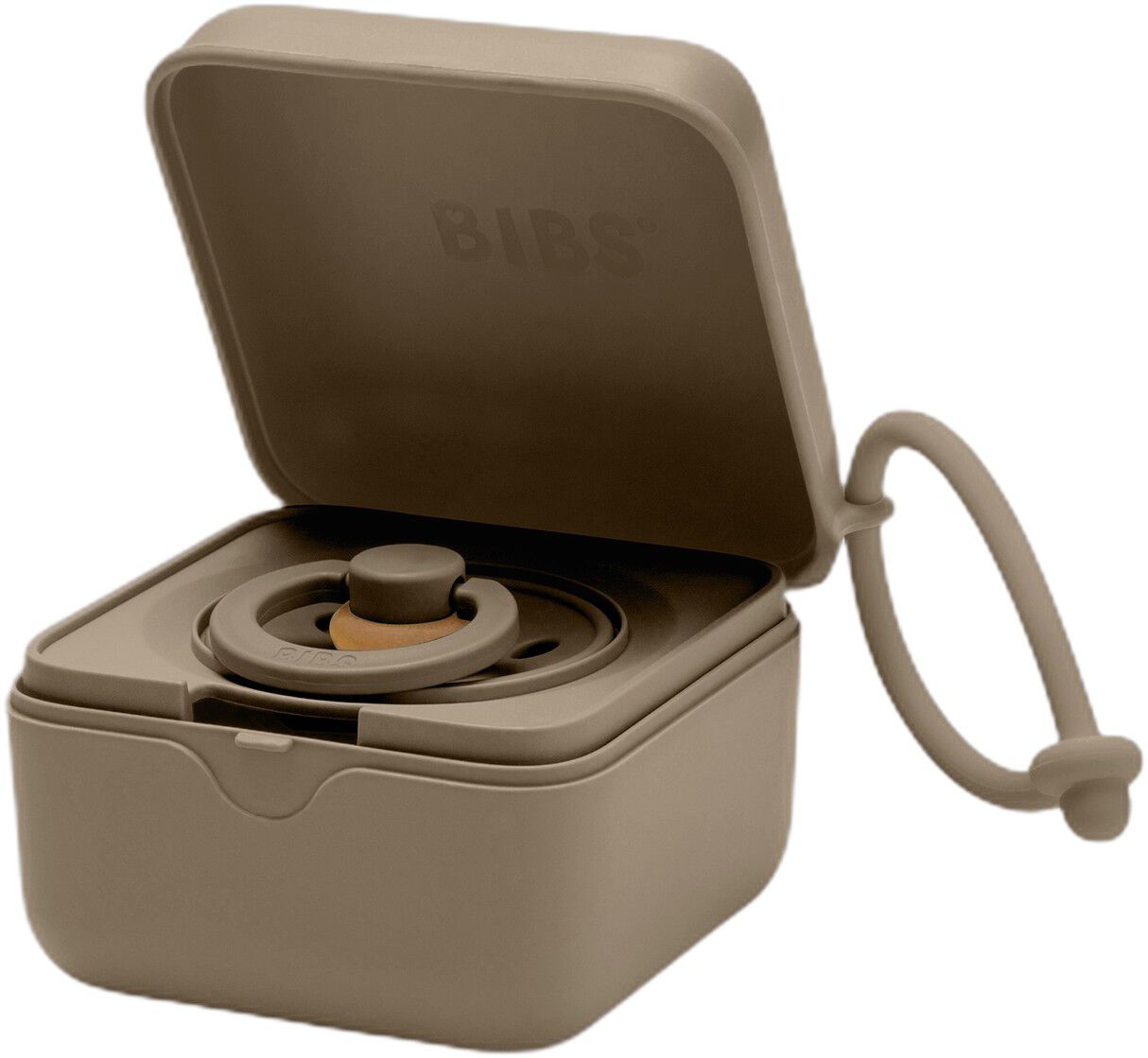 BIBS Pacifier Box Dark Oak