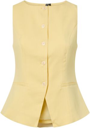 PCJOLINE SL BOATNECK WAISTCOAT WVN