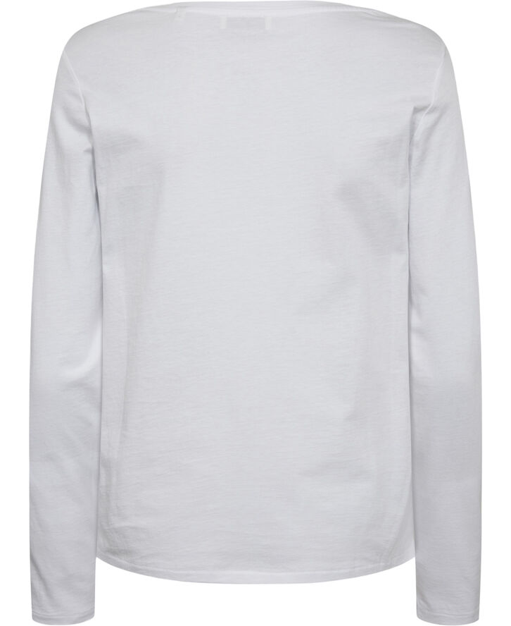 T-shirt, long sleeve, round neck