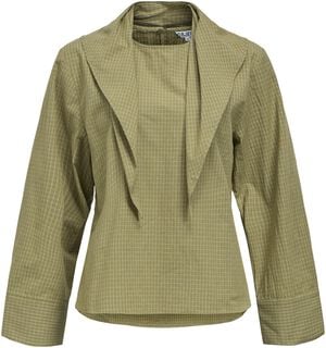 OBJVONNE L/S RE SCARF TOP 146
