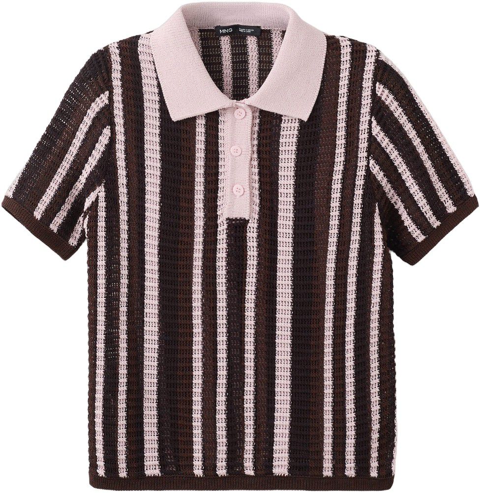 Knitted polo-neck sweater