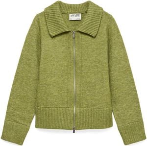 AWLINA LS ZIP KNIT CARDIGAN
