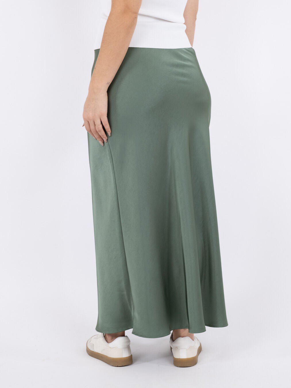 Vicky Heavy Sateen Skirt