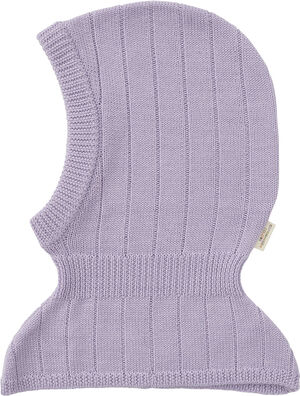 RIB KNITTED BALACLAVA IN MERINO WOO