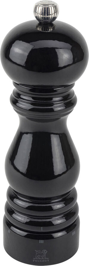 Saltkværn Paris uS 18 cm Sort lak Bøg