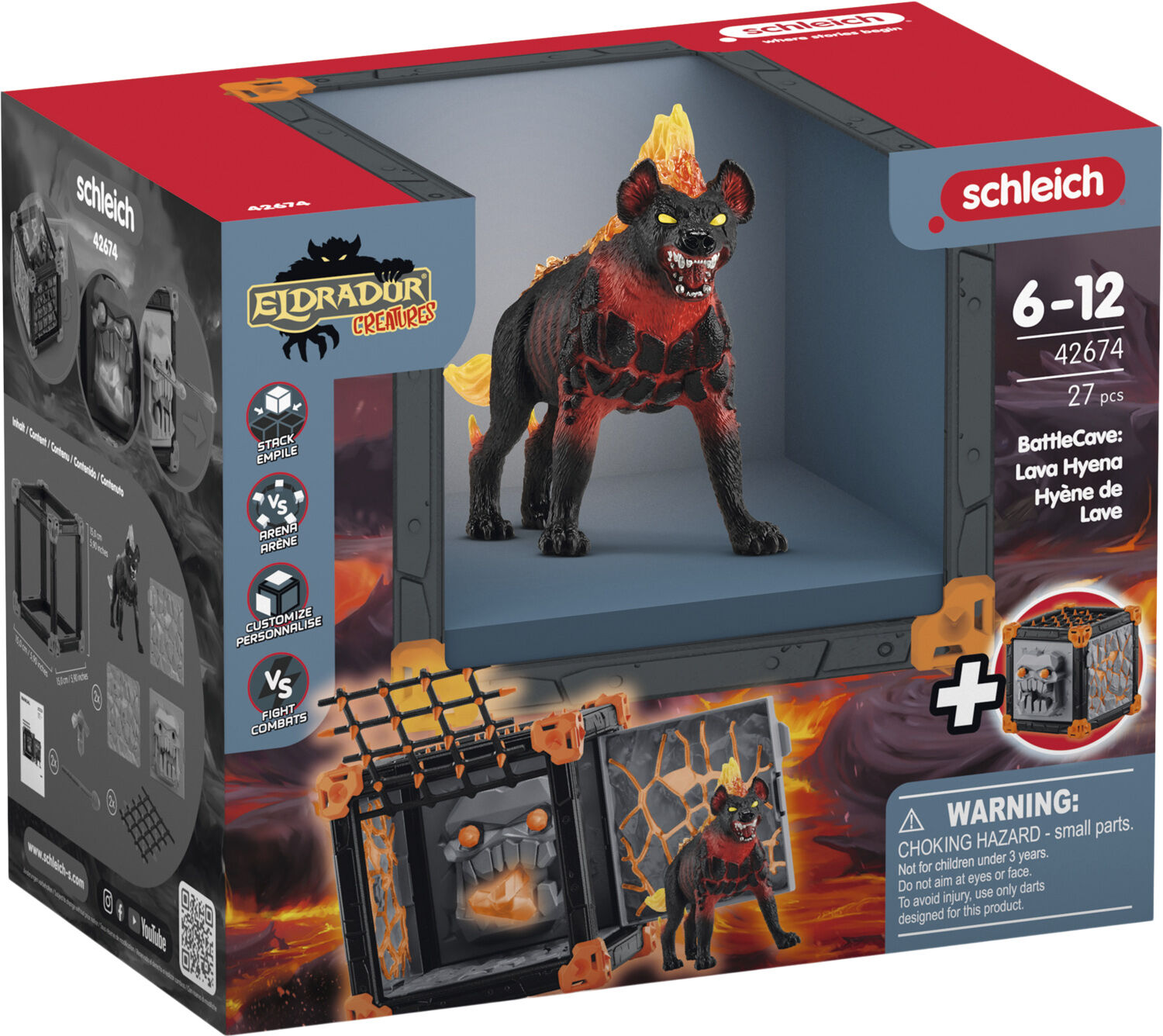 schleich BattleCave Lavah
