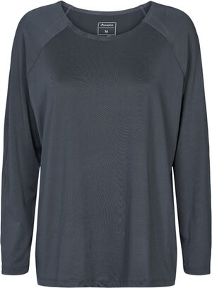 Boat Neck Langærmet T-shirt