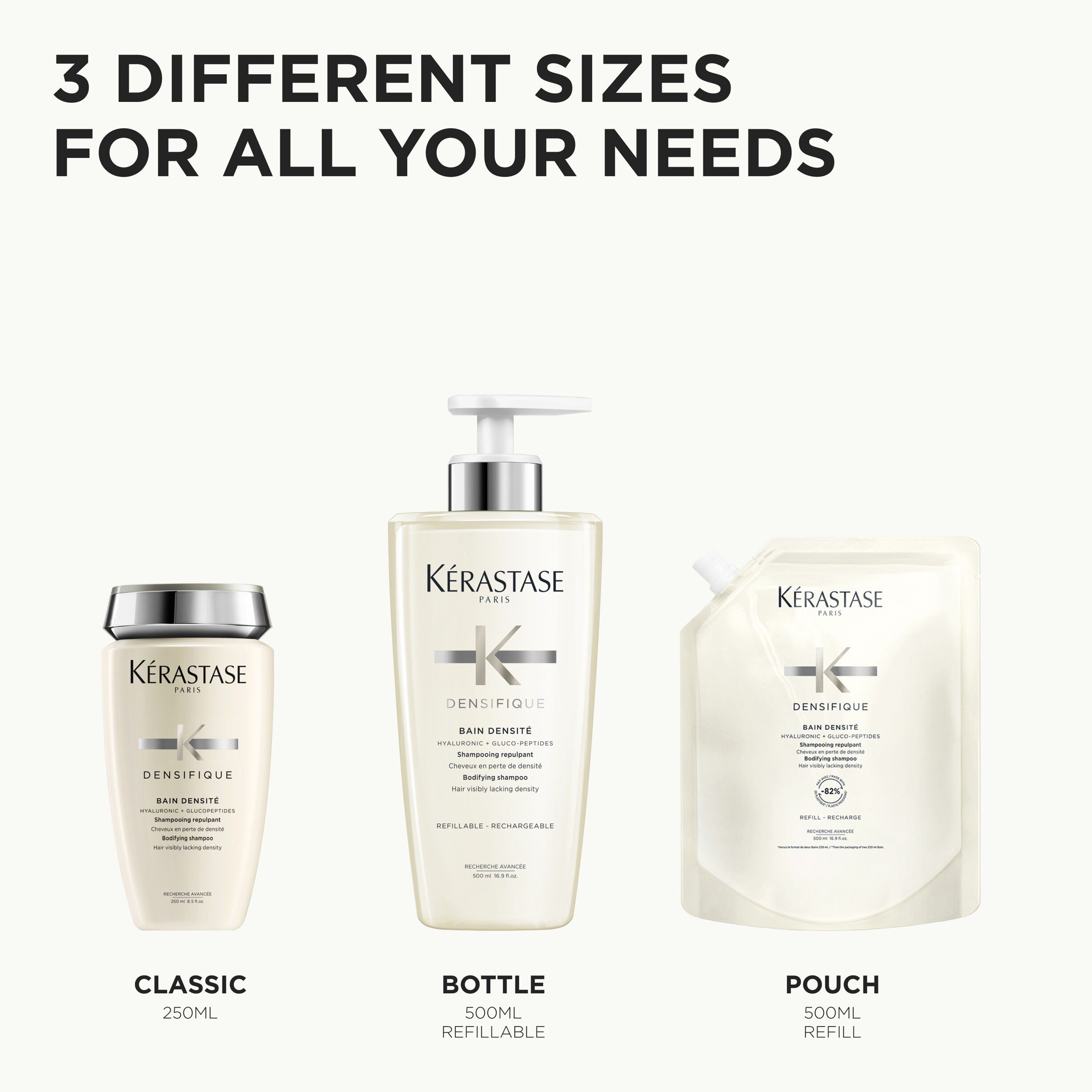 K&eacute;rastase Densifique Bain Densit&eacute; Shampoo 500ml Refill
