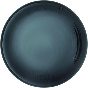 Iittala glasplade 9cm stålgrå