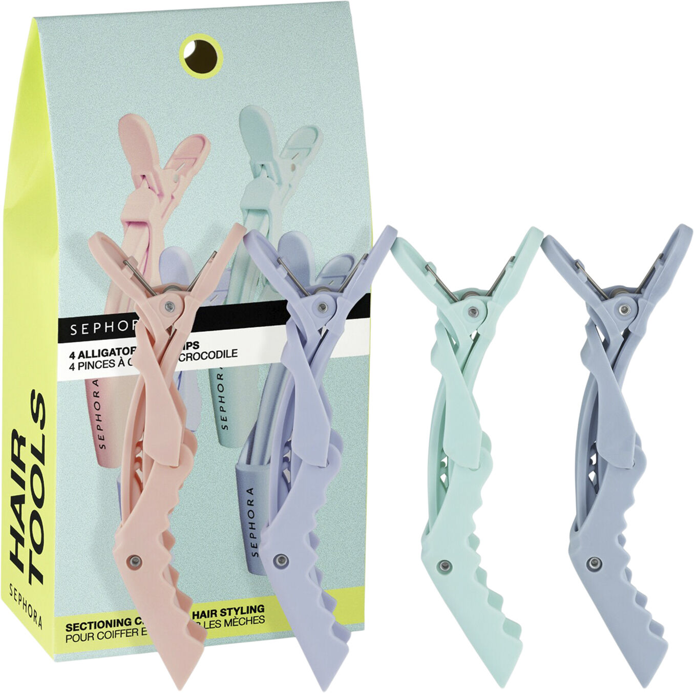 Krokodilleh&aring;rsp&aelig;nde - til styling og inddeling af h&aring;rlokker