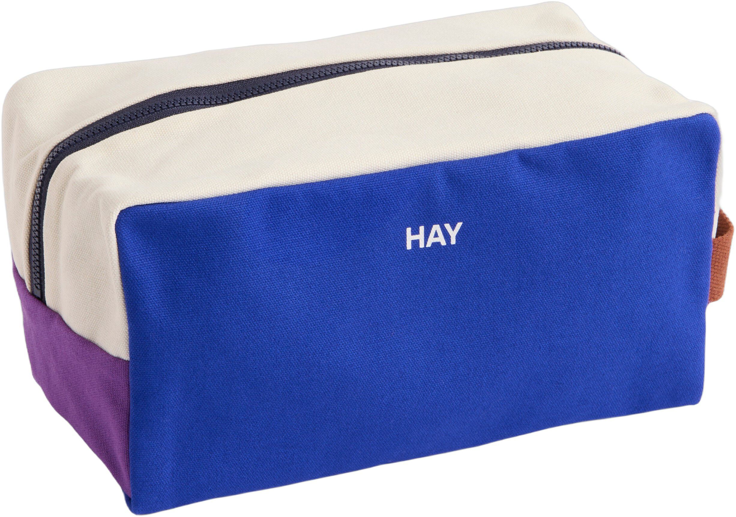 Multi Wash Bag-Medium-Electric blue multi