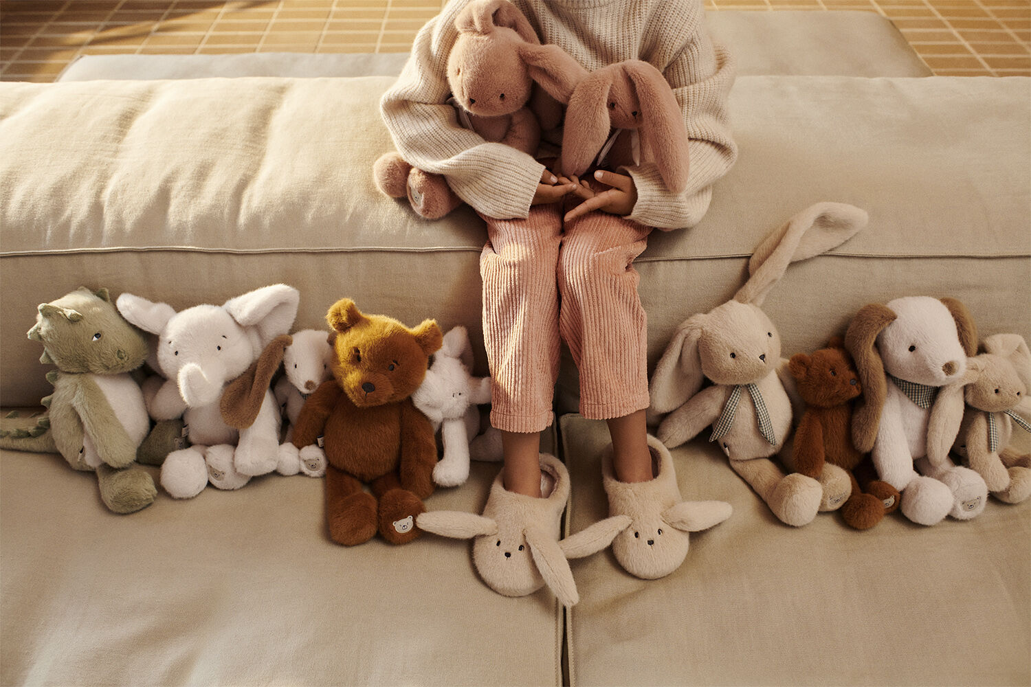 Berto Rabbit Teddy Mist-One size