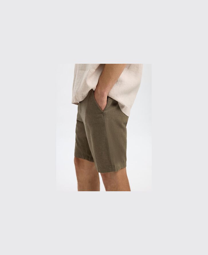 SLHREGULAR-BRODY LINEN SHORTS NOOS