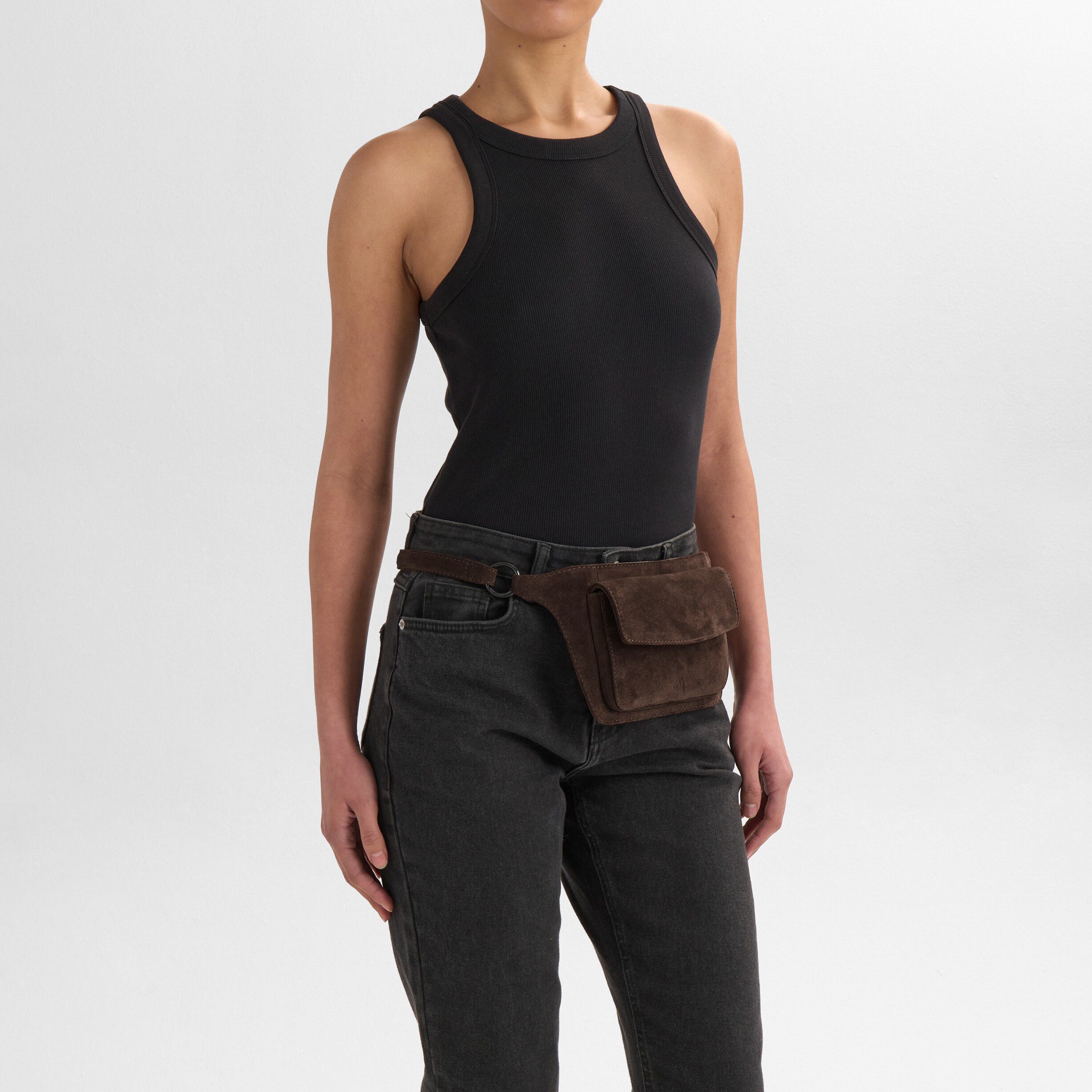 ZayaMBG Belt Bag, Suede