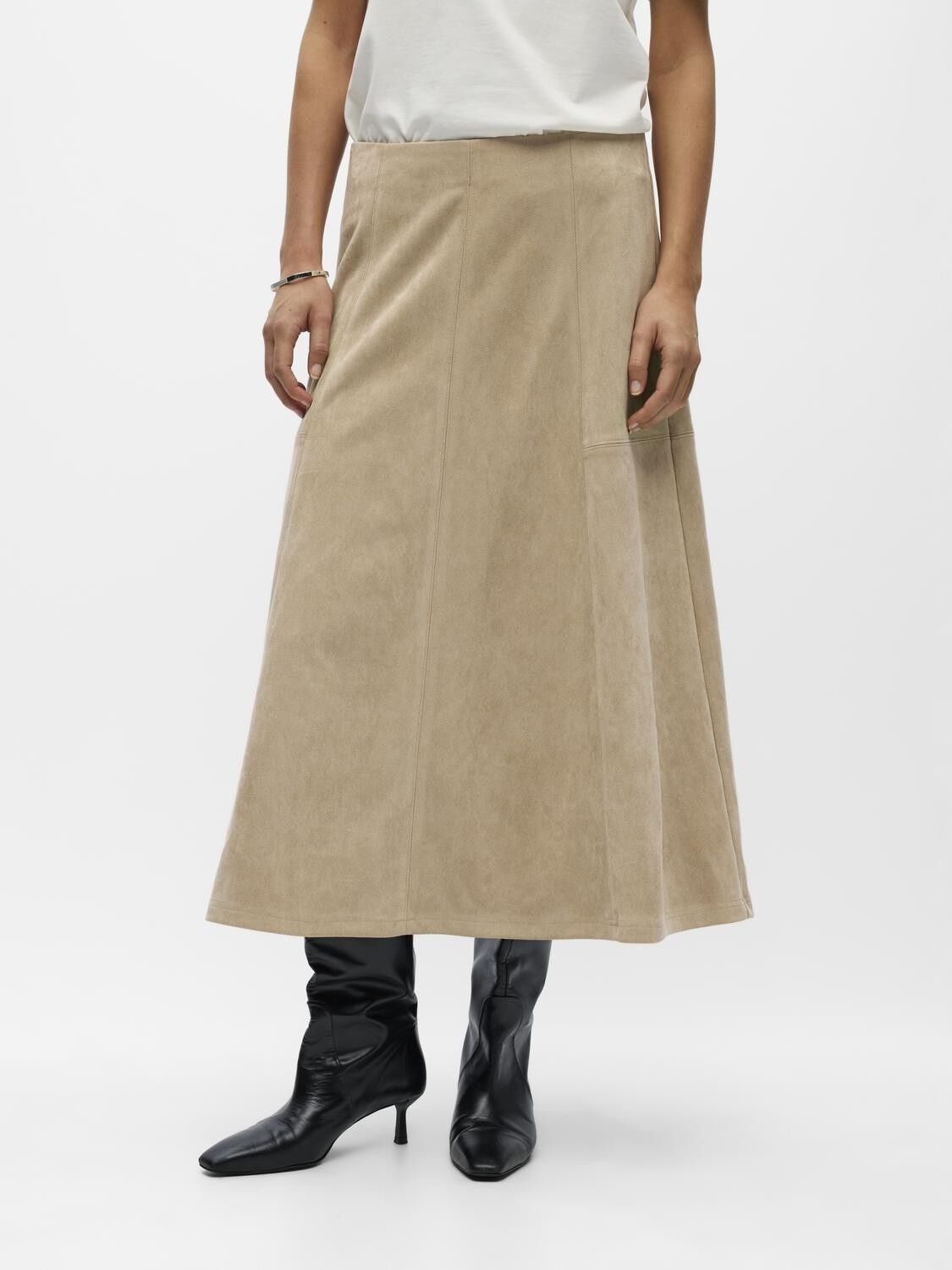 Objdenna Mw Midi Skirt E Aw Fair 26