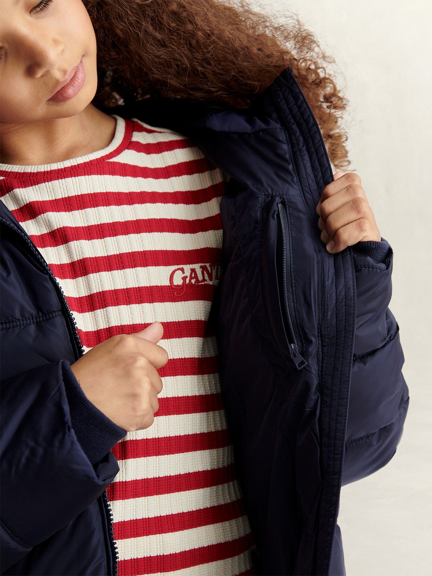 BAFFLED LIGHTWEIGHT PUFFER JACKET