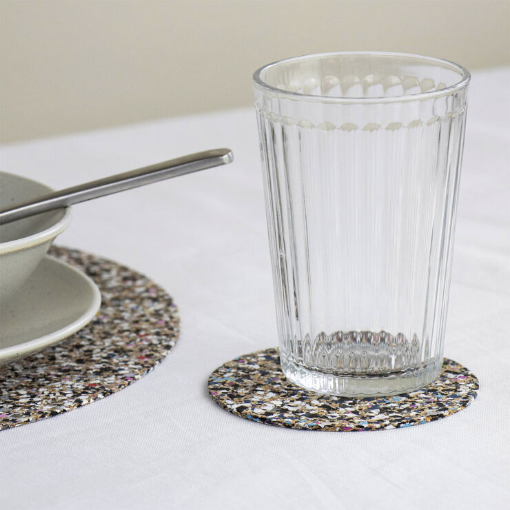 Beach Clean Rund Glasbrik Sæt