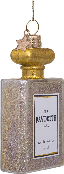 Ornament glas parfume transparent VONDELS