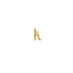 K Alphabet Single Earring