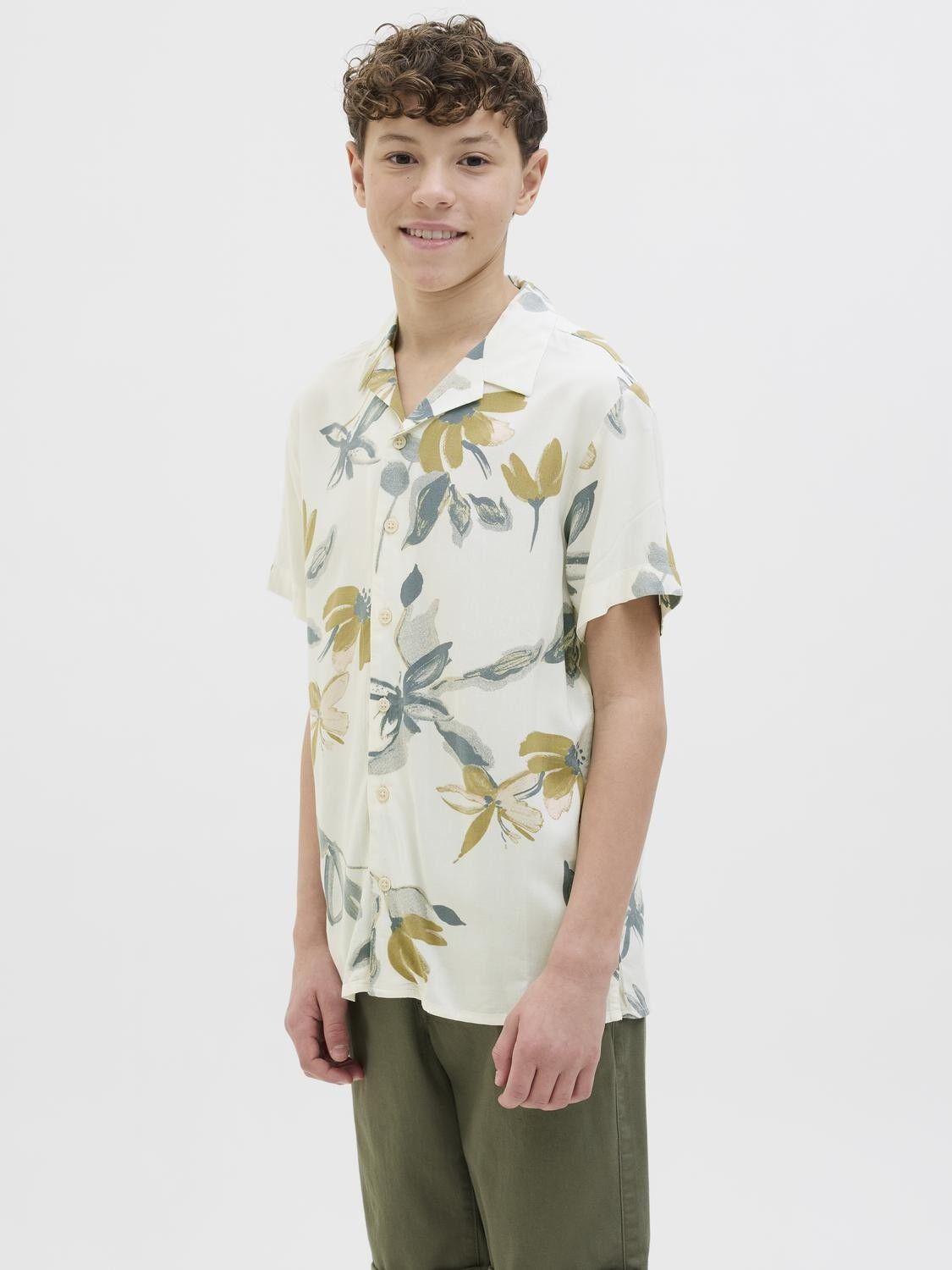 JORLUKE VARENNA AOP SHIRT SS JNR