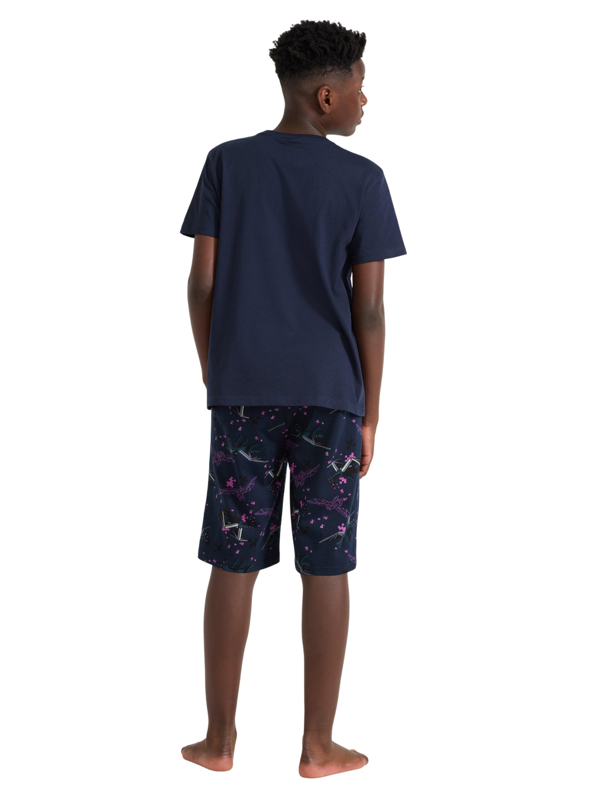 Pyjamas t shirt shorts Minecraft