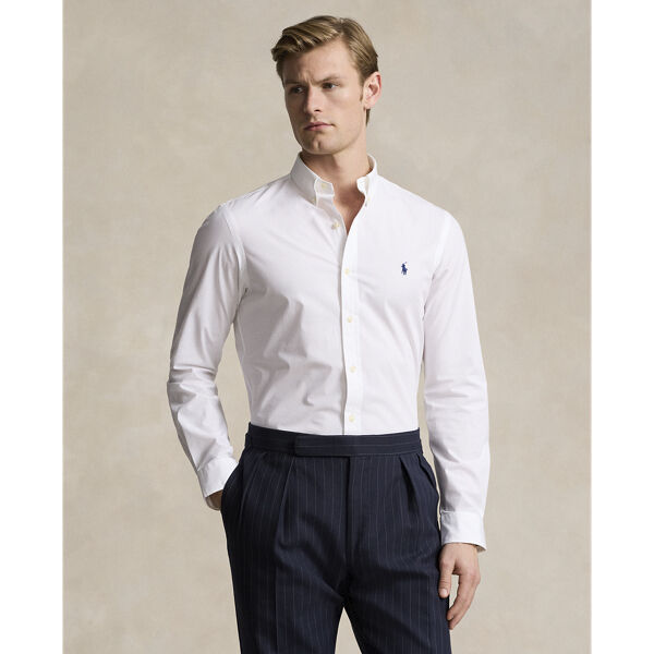 Slim Fit Stretch Poplin Shirt