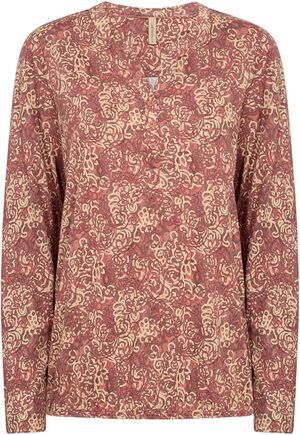 SC-FELICITY AOP 491 Bluse Rosa
